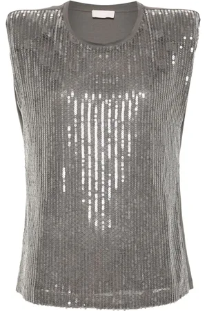 Liu Jo Sequinned tank top