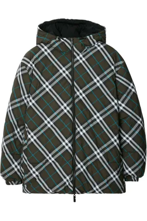 Burberry Reversible check nylon puffer jacket