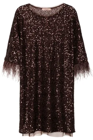 Twin-Set Sequinned mini dress