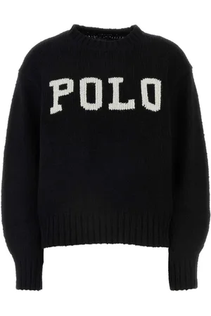 Ralph Lauren Intarsia-logo long-sleeve jumper