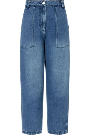 Studio Tomboy Logo-patch wide-leg jeans