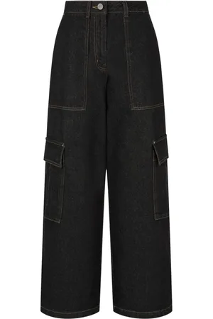 Studio Tomboy Cargo-pocket wide-leg jeans