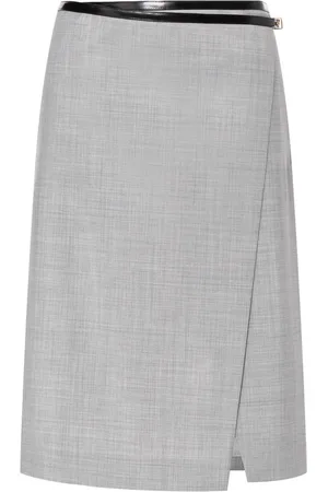 Serafini A-line wrap skirt