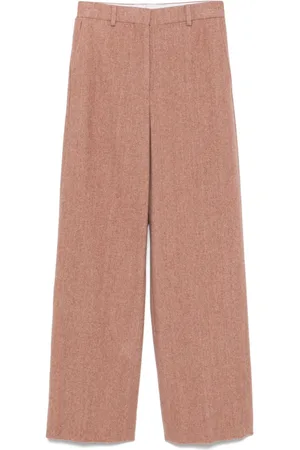 Stella McCartney Mélange-effect trousers