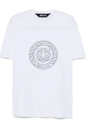 Roberto Cavalli Tiger logo T-shirt