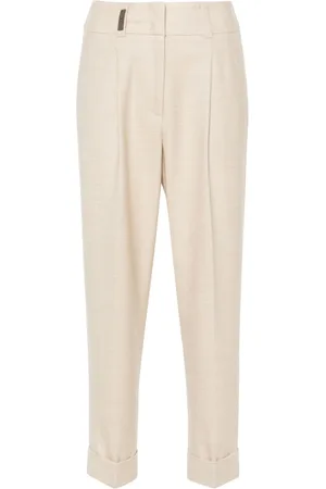 PESERICO SIGN Bead-embellished trousers