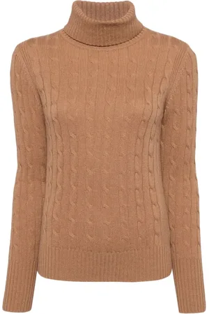 N.PEAL Cable-knitted jumper
