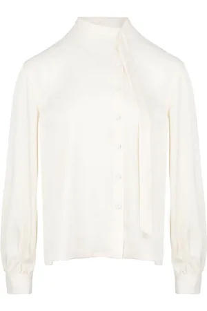 PORTS 1961 Scarf-detail long-sleeve shirt