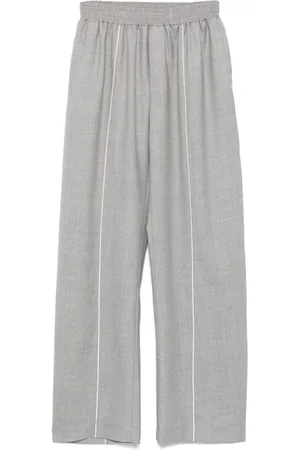 SSHEENA Piped-trim trousers