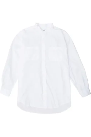 ENGINEERED GARMENTS Wing-collar cotton shirt