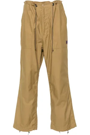 Pins & Needles Logo-embroidered trousers