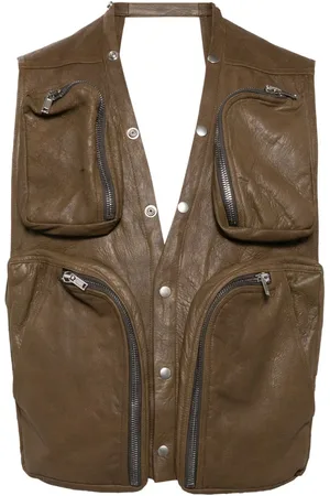 Rick Owens Button-up cargo military jacket