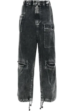 Maison Mihara Yasuhiro Cotton satin-finish trousers