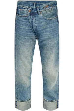 R13 Off-centre boyfriend jeans