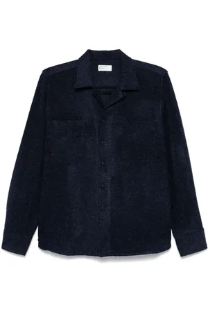Universal Works Felted-finish shirt