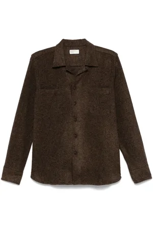 Universal Works Felted-finish shirt