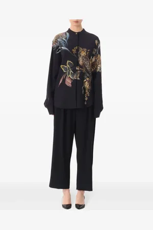 Jason Wu Floral-print button-down shirt