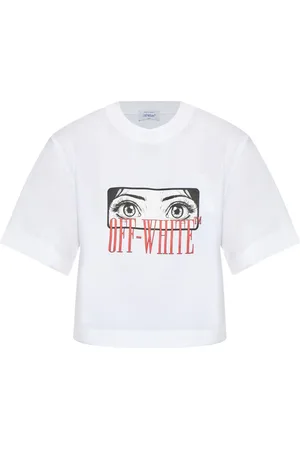 OFF-WHITE Graphic-logo-print cotton t-shirt
