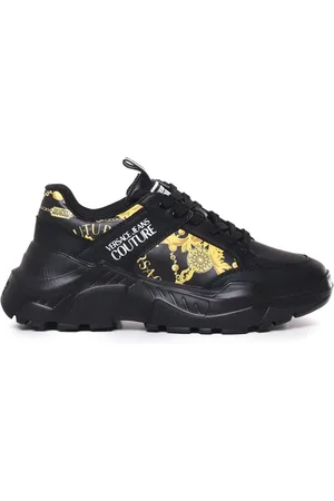 VERSACE Logo-baroque-print sneakers