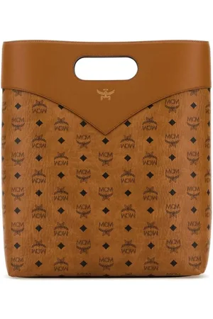 MCM Visetos-print leather bag