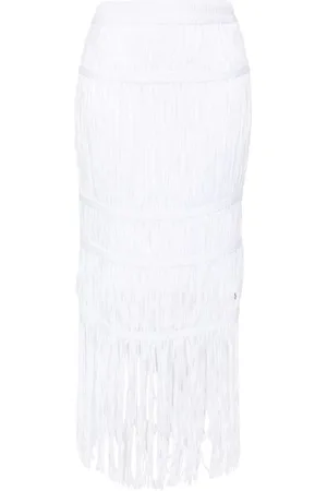Simkhai Fringed maxi skirt
