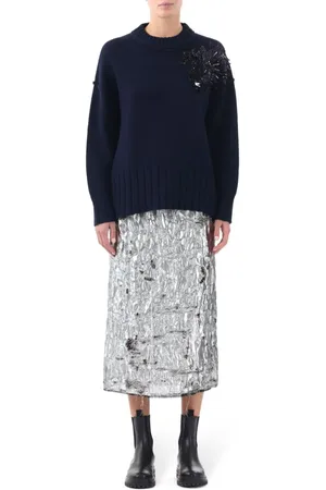 Jason Wu Metallic finish skirt