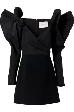 Carolina Herrera Bow-detail wrap mini dress