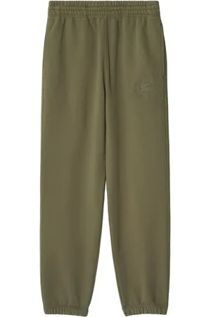 Burberry Equestrian Knight-embroidered track pants
