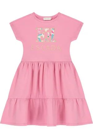 Escada Logo tiered dress