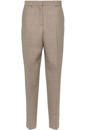 Totême Mélange-effect trousers