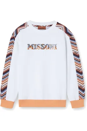 Missoni Logo zip-zag print sweatshirt