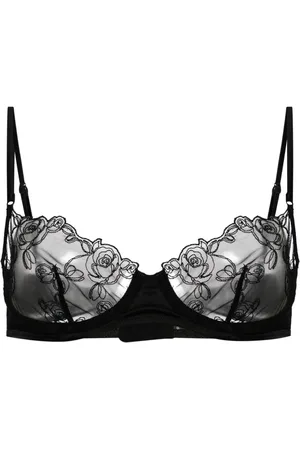 Kiki de Montparnasse La Rose lace demi bra