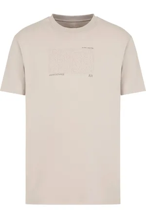 Armani Exchange Logo-embroidered T-shirt