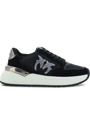 Pinko Gem suede trainers