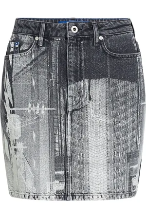 Karl Lagerfeld Tokyo-print mini skirt
