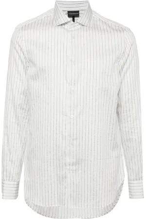 Emporio Armani Vertical-striped shirt