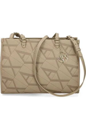 Armani Exchange All-over debossed logo tote bag