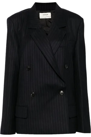 SYSTEM Classic stripe blazer