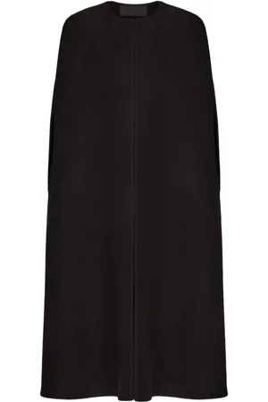 VALENTINO GARAVANI Crew-neck cape coat