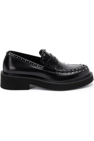 VALENTINO GARAVANI Rockstud leather loafers
