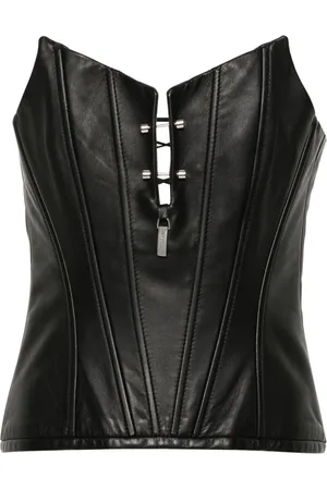 MITILIANE COUTURE Piercings leather corset