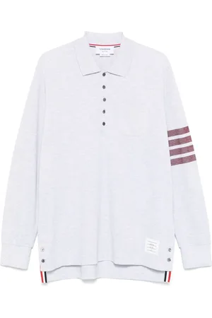 Thom Browne 4-Bar stripe polo shirt