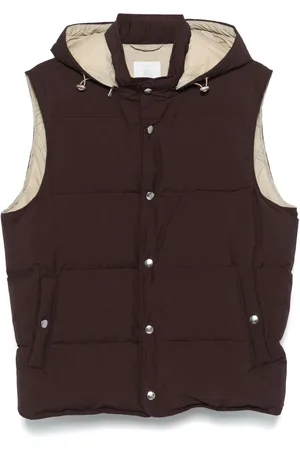ELEVENTY Hooded gilet