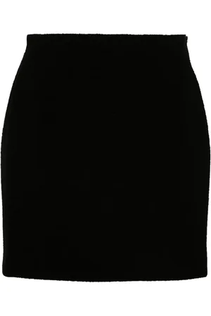 Alessandra Rich Tweed bouclé mini skirt