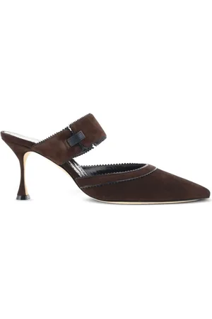 Manolo Blahnik 70mm Brontiamusa Rial mules