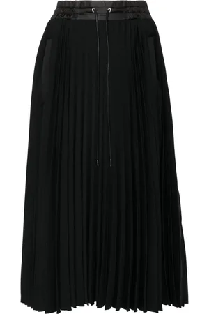 SACAI Pleated midi skirt