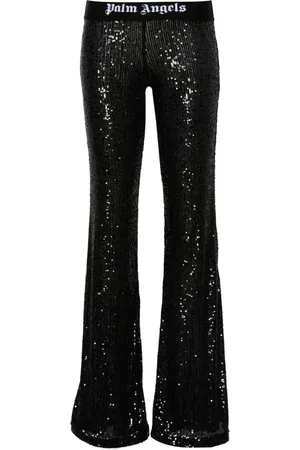 Palm Angels Logo-tape trousers