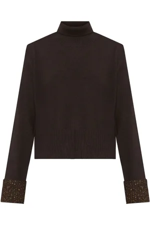 Fabiana Filippi High-neck wool-blend jumper