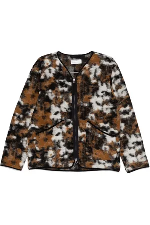Universal Works Ylang Flower-print fleece jacket
