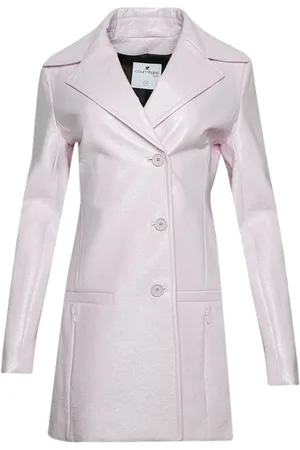 Courrèges Heritage Vinyl faux leather coat